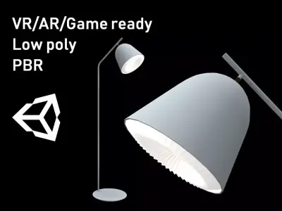 Le Klint Cache Floor Lamp Lowpoly model Low-poly 3D model
