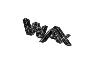 WAX Coin v2 001 Low-poly 3D model