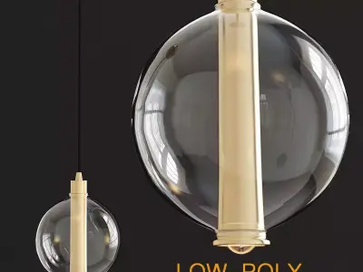 Sally chandelier 3d model Low-poly 3D model