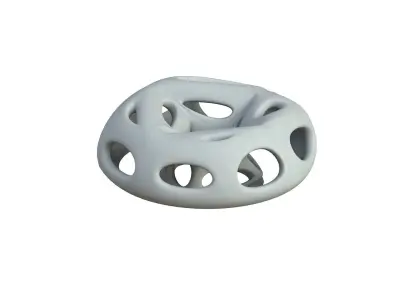 SciFi Cube Object No 65142 Low Poly Shape Low-poly 3D model