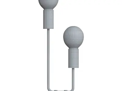 beside lamp 10 3D model