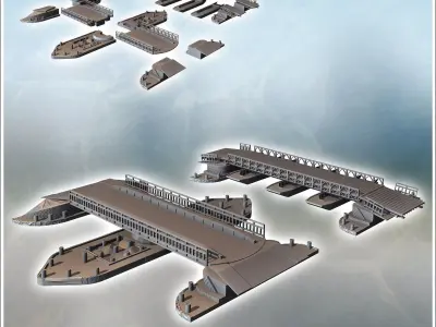 Son Bridge Netherlands - World War Two Second WWII Front Eastern 3D print model