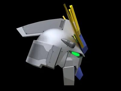 Gundam Head 3D model