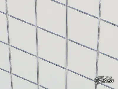 Building tall with squares Low-poly 3D model