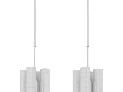 UNIQUE SUSPENSION LAMP 3D model