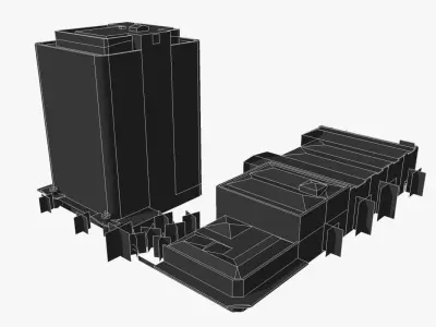 201 Charlotte Street Low-poly 3D model