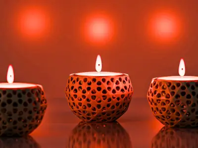Tea Light Candle Holder Free 3D print model