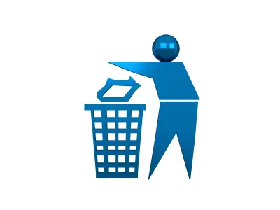 Recycle Symbols v7 011 Low-poly 3D model