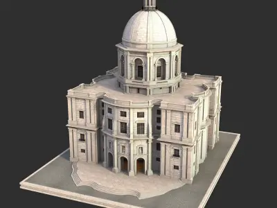 National Pantheon Portugal 3D model