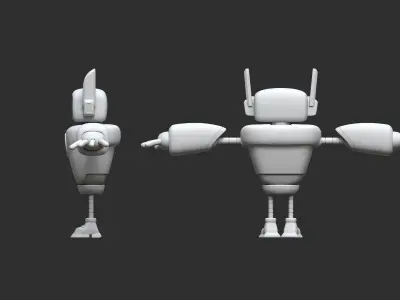 robot 002 3D model