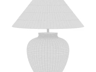 Corfu Table Lamp by Crate and Barrel 3D model