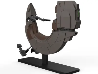 Star Wars Episode 1 Sith Speeder Bike 3D Printing file 3D print model