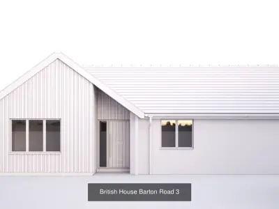 British House Barton Road collection 3D Model Pack