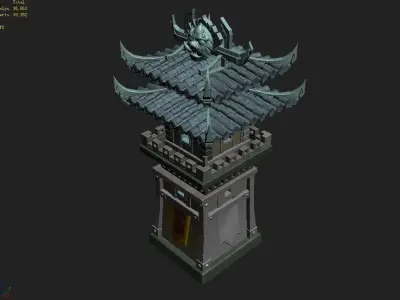 Game Gang Construction - Arrow Tower 3D model