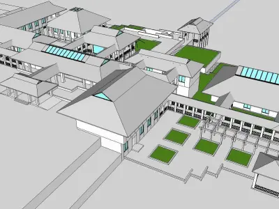 vacation spot-Resort-Fashion Leisure Hotel-0167 3D model