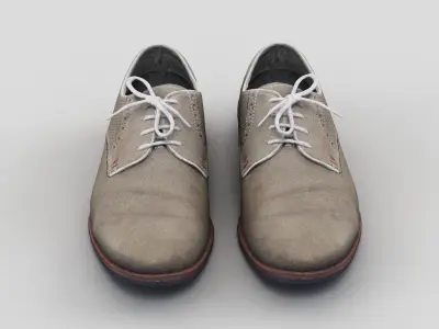 Generic Suede Shoes 3D model