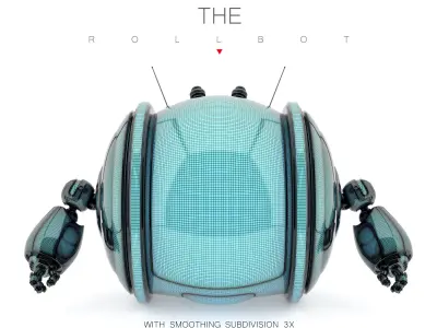 ROLL BOT v3 3D model