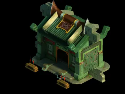 Game Gang Building - Junior loyalty hall 3D model
