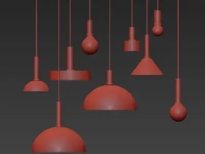 Socket Pendant High 3D model