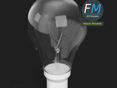 Incandescent light bulb 3D model buy