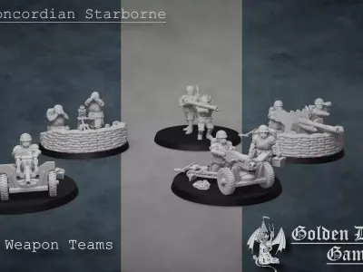 Starborne Heavy Weapons 3D print model