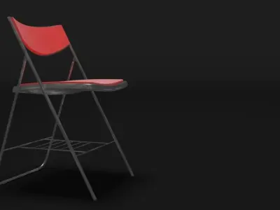 Folding Chair 2 3D model