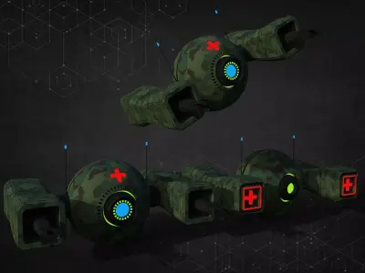 Soldier Drone Type 5 The Doctor-Medic 3D model