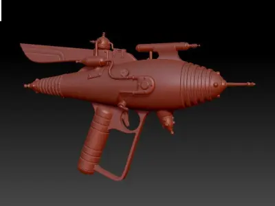Retro Raygun For Print 3D print model