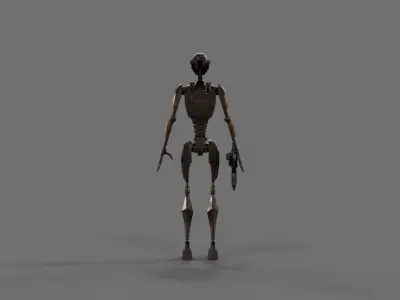 Star Wars BX Command Droid Low-poly 3D model