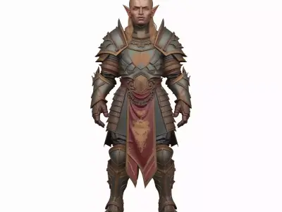 Elite Elven Prof Pack Night Blood Elf - 10 Models Collection