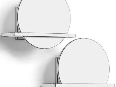 Lulu and Georgia Arteriors Savion Sconce Wall lamp 3D model
