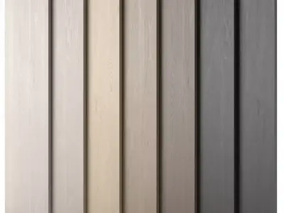 Wood materials Oak - 7 colors - set 07 Texture