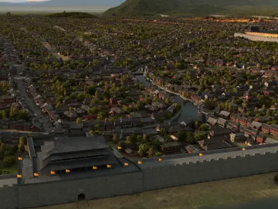 Ancient city 3D model