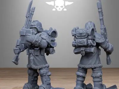 GrimGuard Frostwatch Patrol 3D print model