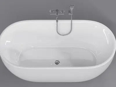 Freestanding Bathtub 3D model