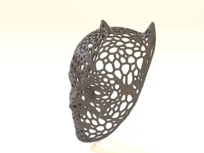 Catwoman mask Voronoi 3D print model