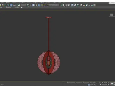 Latitude Pendant Light Low-poly 3D model