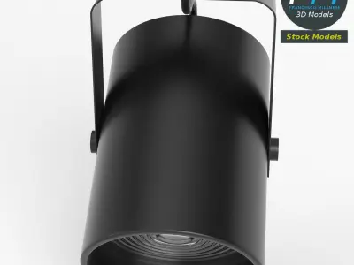 TV Studio Spot Light 3D model
