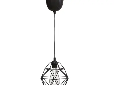 BRUNSTA pendant light with geometric shape 3D model