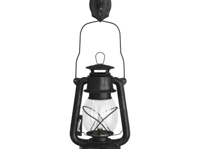 Retro Lantern 3D model