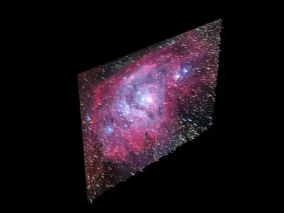 Lagoon Nebula 3D model