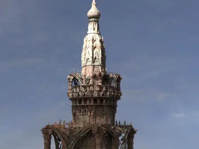 Sardis Great Spire 3D model