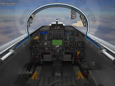  HESA Saeqeh Iranian Aircraft without Rockets Blue 