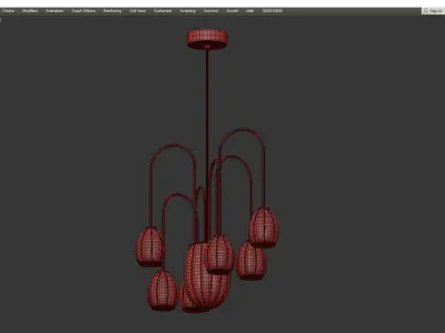 SALICE CHANDELIER Low-poly 3D model