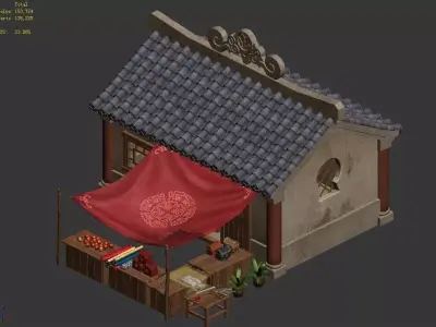 Commercial Building - Grocery Store 32 3D model