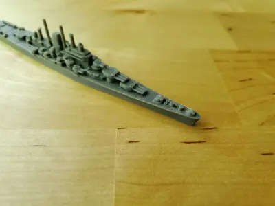 US Des Moines Class Cruiser Warship 3D print model
