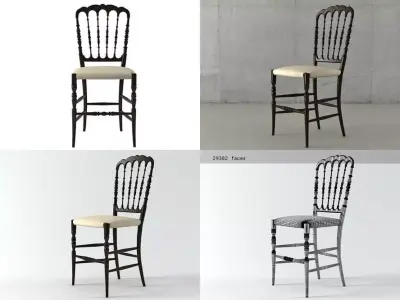 Scalloped Chair 3D model