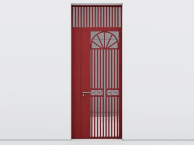 Aluminium door 352 3D model