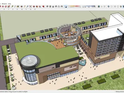 Sketchup Shopping Center G10 3D model