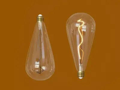 Edison Bulb 3D model purchase